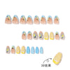 12 Sizes-24 Pcs Press On Nails JP4426