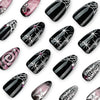 12 Sizes-24 Pcs Press On Nails JP4522