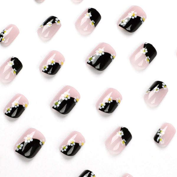 12 Sizes-24 Pcs Press On Nails JP1828