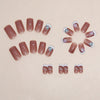 12 Sizes-24 Pcs Press On Nails W1468