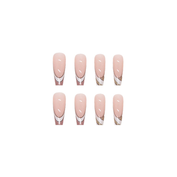 12 Sizes-24 Pcs Press On Nails W096