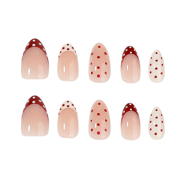 12 Sizes-24 Pcs Press On Nails JP4430