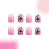 12 Sizes-24 Pcs Press On Nails C904