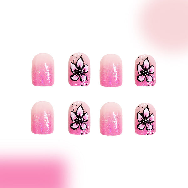 12 Sizes-24 Pcs Press On Nails C904