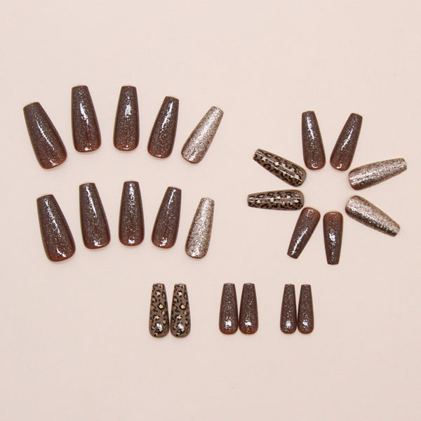 12 Sizes-24 Pcs Press On Nails W1847