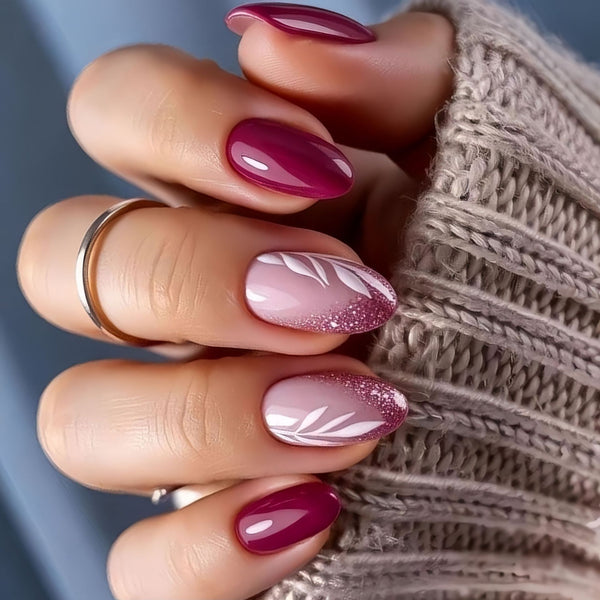 12 Sizes-24 Pcs Press On Nails Y1531