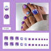 12 Sizes-24 Pcs Press On Nails F123
