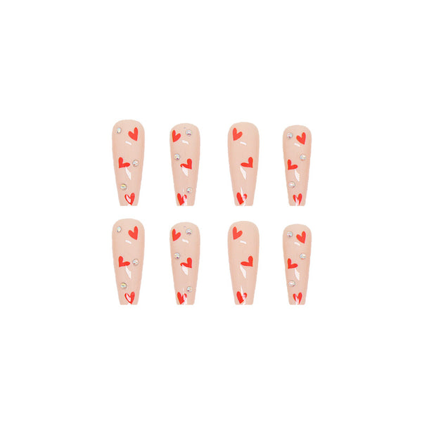 12 Sizes-24 Pcs Press On Nails Z239