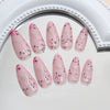 12 Sizes-24 Pcs Press On Nails W1893