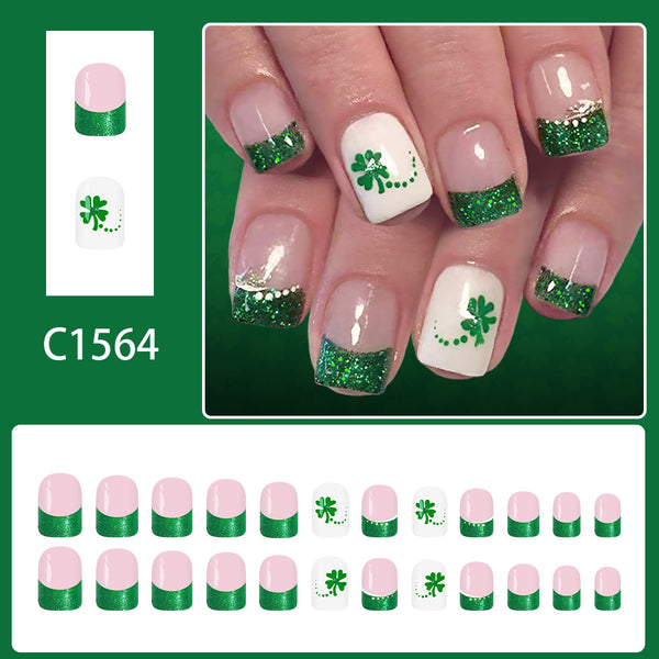 12 Sizes-24 PcsPress On Nails C1564
