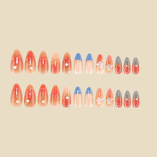 12 Sizes-24 Pcs Press On Nails y2094-z-24