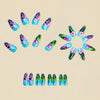 12 Sizes-24 Pcs Press On Nails Y948
