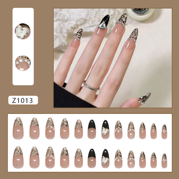 12 Sizes-24 Pcs Press On Nails Z1013
