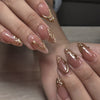 12 Sizes-24 Pcs Press On Nails JP4081