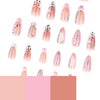 12 Sizes-24 Pcs Press On Nails JP4215