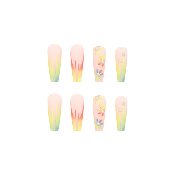 12 Sizes-24 Pcs Press On Nails Z381