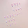 12 Sizes-24 Pcs Press On Nails S206