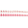 12 Sizes-24 Pcs Press On Nails W1631