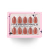 Glamhalo Premiere 30pcs Press On Nails – Eco-Friendly Perfect Fit - GD41