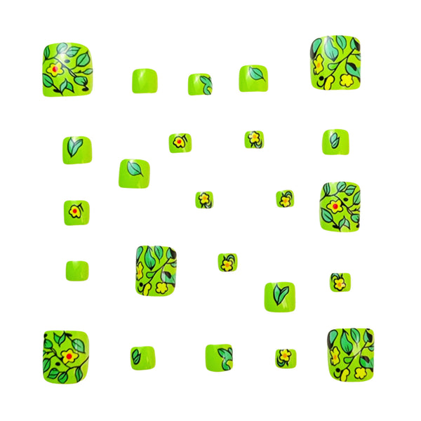 12 Sizes-24 Pcs Press On Nails Y593