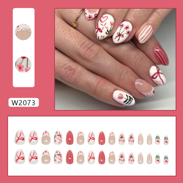 30 Pcs Press On Nails W2073