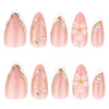 12 Sizes-24 Pcs Press On Nails JP4283