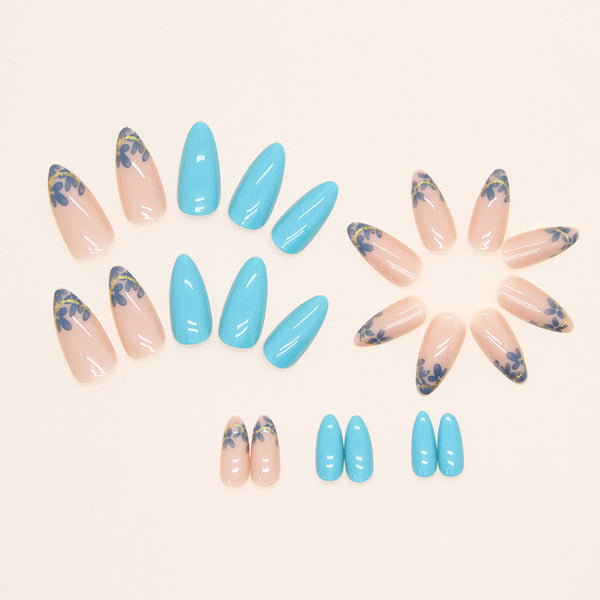 12 Sizes-24 Pcs Press On Nails W537