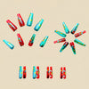12 Sizes-24 Pcs Press On Nails Y553