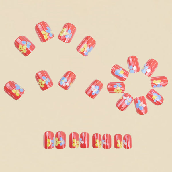 12 Sizes-24 Pcs Press On Nails Y1879