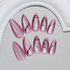 12 Sizes-24 Pcs Press On Nails W2124