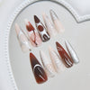 12 Sizes-24 Pcs Press On Nails Z1106