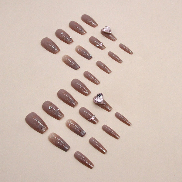 12 Sizes-24 Pcs Press On Nails Z787