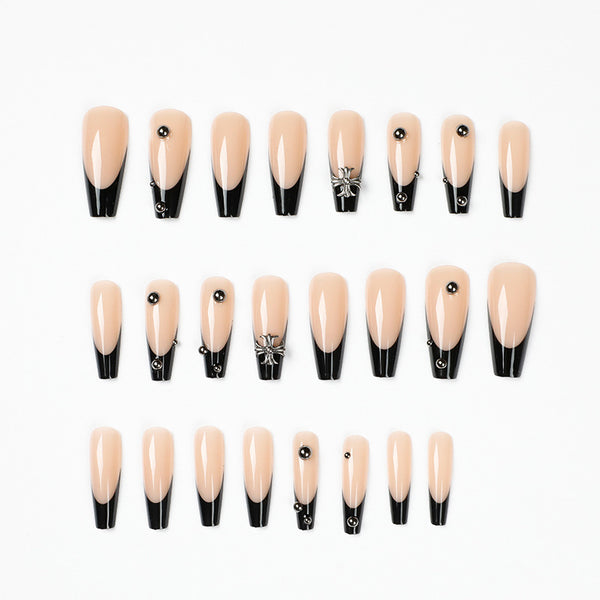 12 Sizes-24 Pcs Press On Nails JP1597