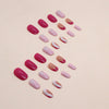 12 Sizes-24 Pcs Press On Nails W1119