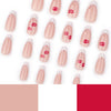 12 Sizes-24 Pcs Press On Nails JP3569