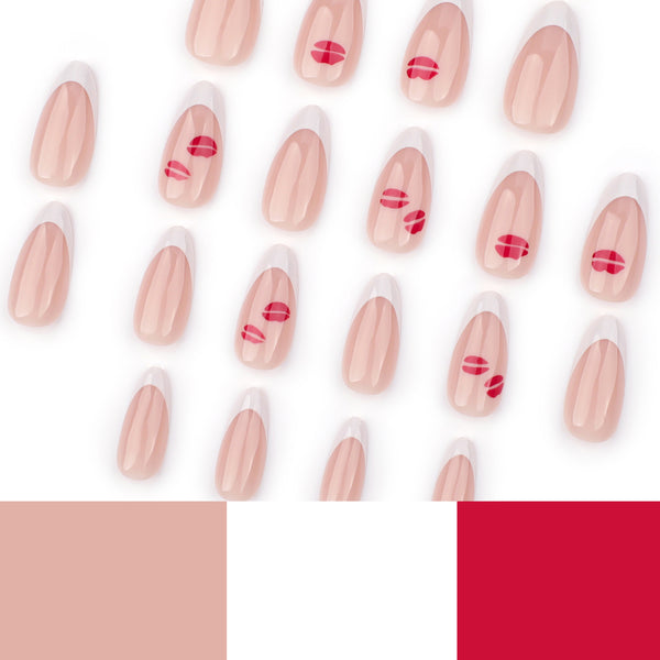 12 Sizes-24 Pcs Press On Nails JP3569