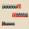 12 Sizes-24 Pcs Press On Nails Y1255
