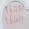 12 Sizes-24 Pcs Press On Nails Z1240
