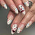 12 Sizes-24 Pcs Press On Nails W1619