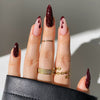 12 Sizes-24 Pcs Press On Nails W1869