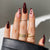 12 Sizes-24 Pcs Press On Nails W1869