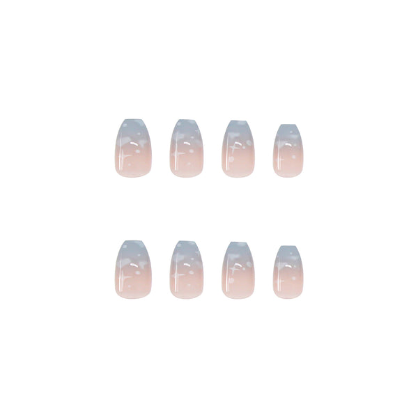 12 Sizes-24 Pcs Press On Nails W002