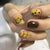 12 Sizes-24 Pcs Press On Nails R892