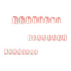 12 Sizes-24 Pcs Press On Nails JP3246