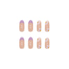 12 Sizes-24 Pcs Press On Nails W093