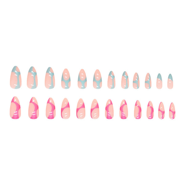 12 Sizes-24 Pcs Press On Nails W800