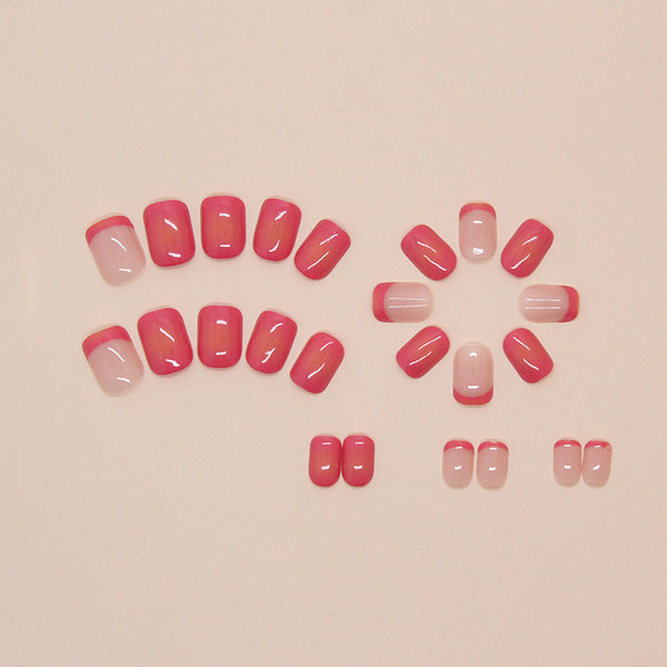 12 Sizes-24 Pcs Press On Nails W1669