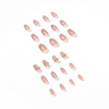 12 Sizes-24 Pcs Press On Nails JP1162