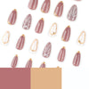 12 Sizes-24 Pcs Press On Nails JP3787