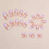 12 Sizes-24 Pcs Press On Nails W1260